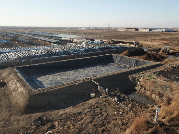 蓄水池水库防渗施工现场 建通工程科技
